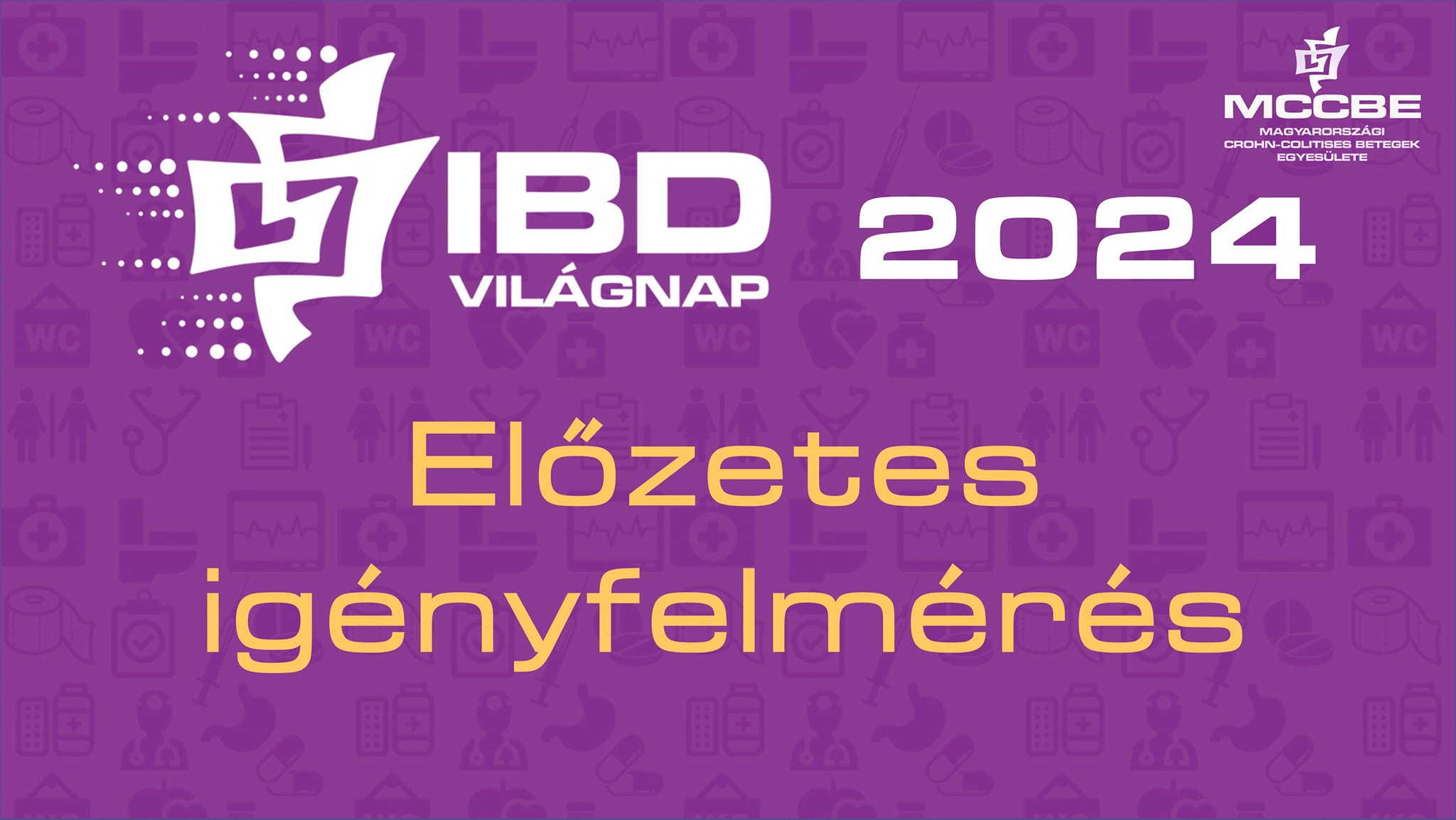 IBD Világnap 2024 előzetes igényfelmérő