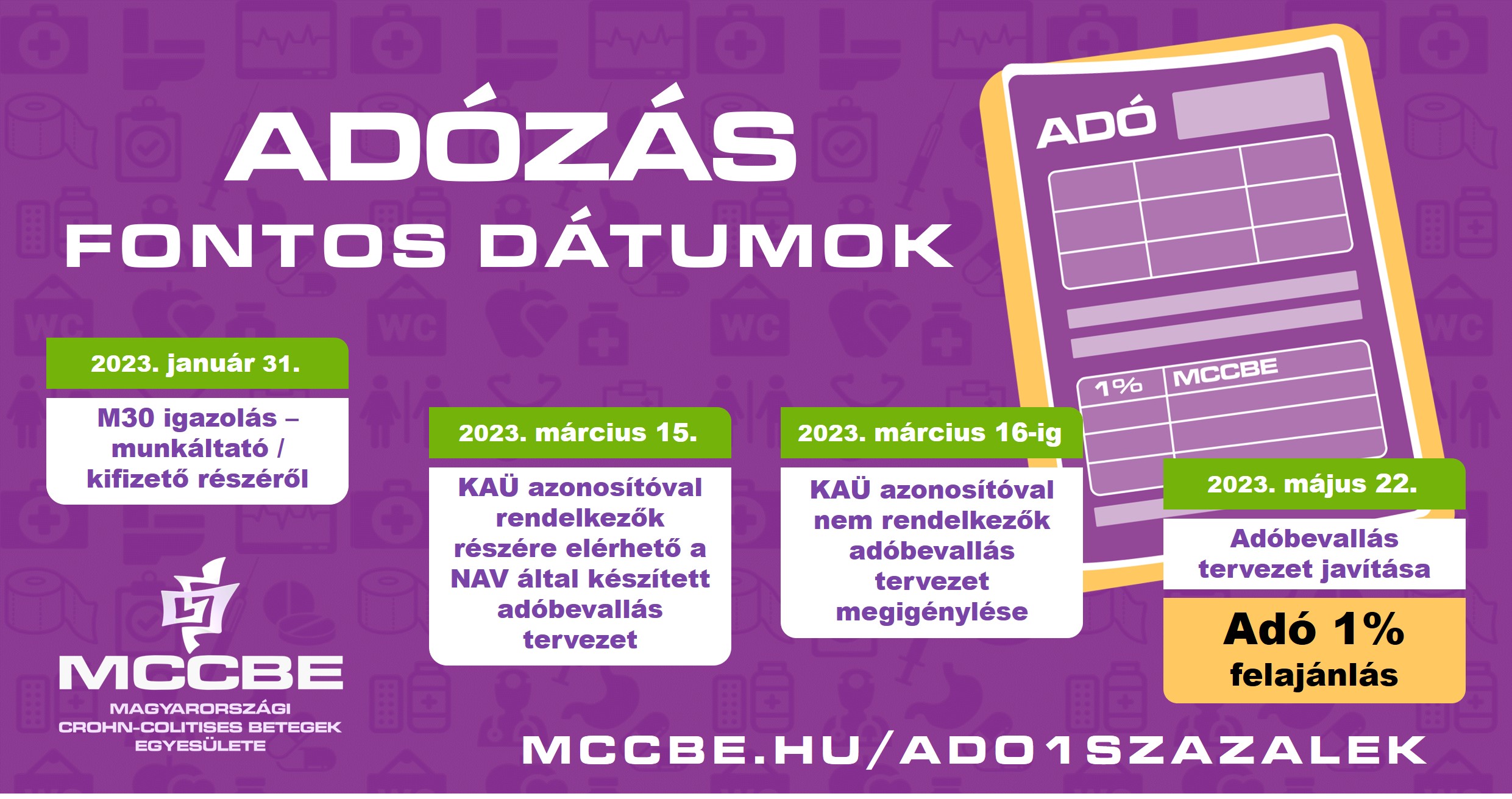 Adózás - Fontos dátumok
