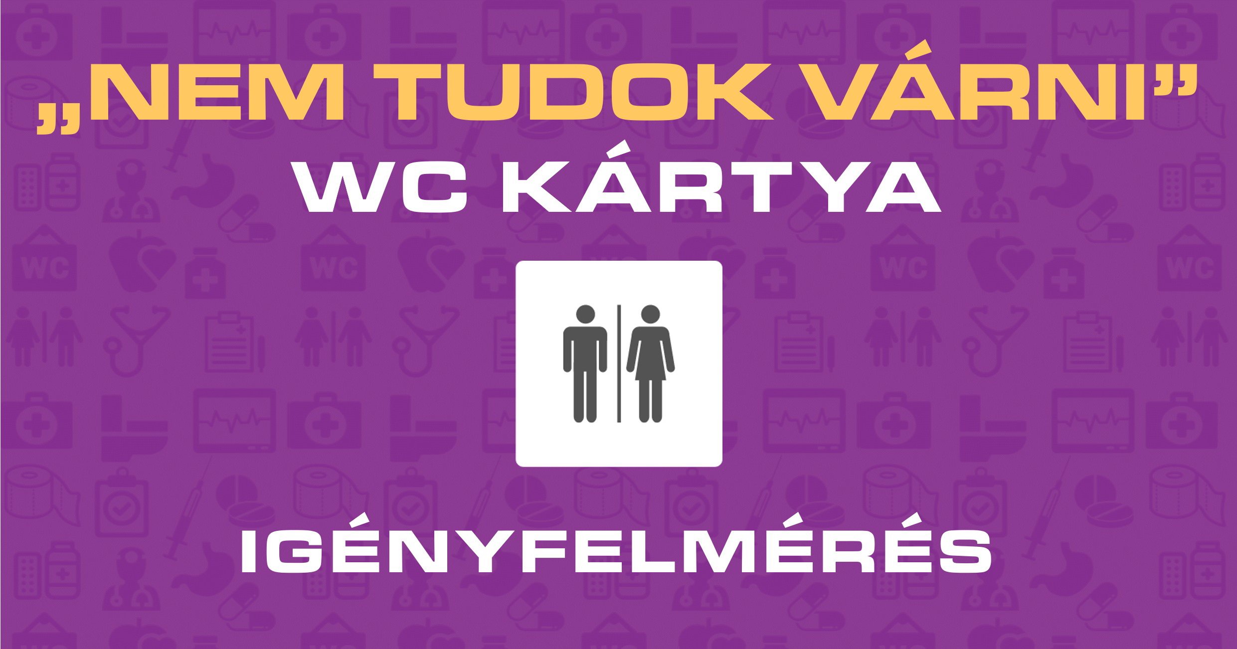 "Nem tudok várni" kártya - mosdóhasználat IBD betegeknek