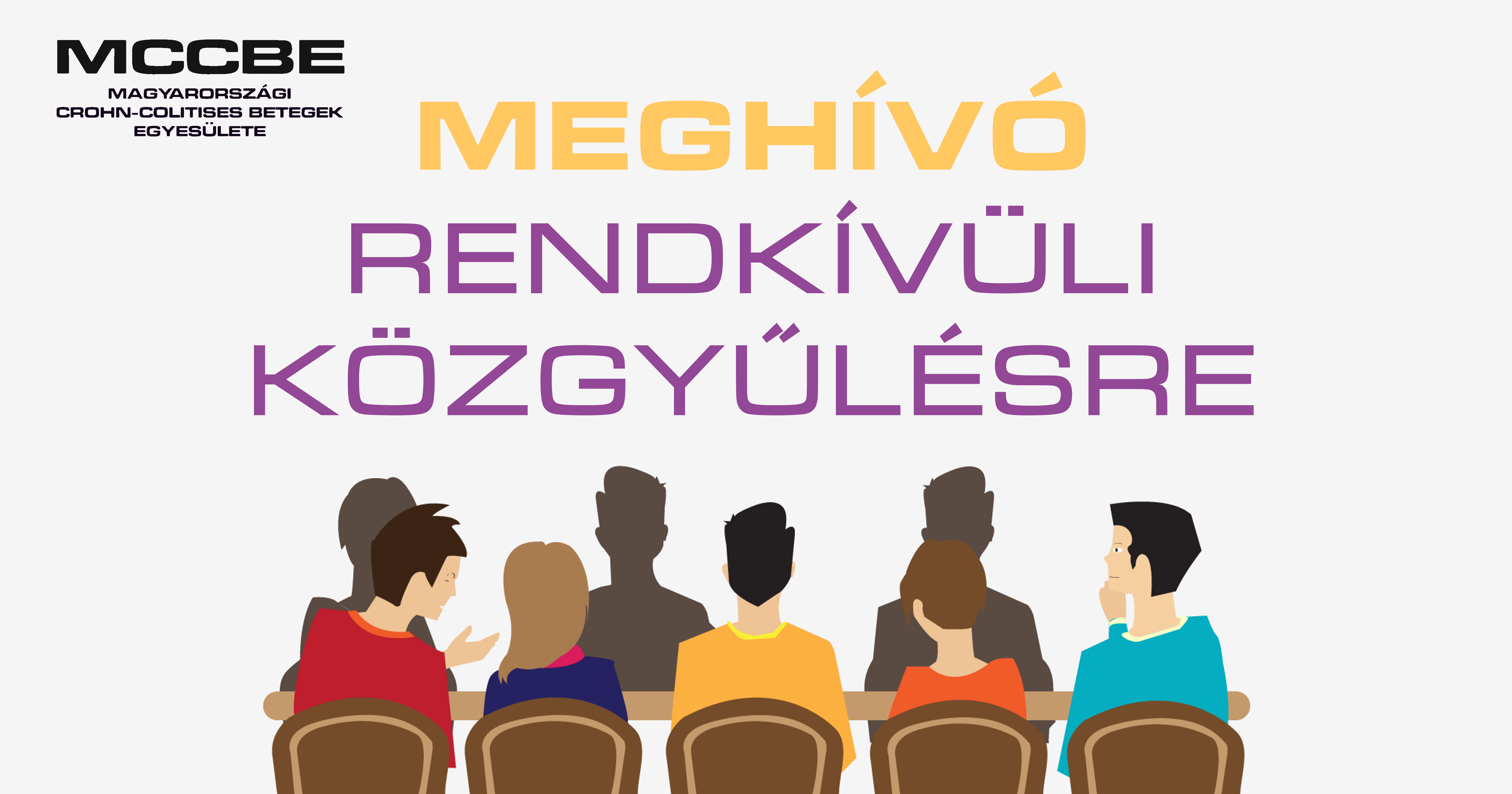 Meghívunk a Magyarországi Crohn-Colitises Betegek Egyesülete rendkívüli közgyűlésére